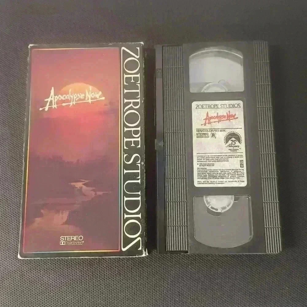 Apocalypse Now R Rated VHS  1979 Marlon Brando Robert Duvall Martin Sheen